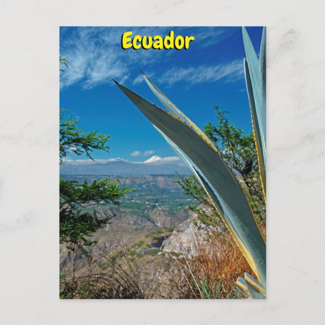 Cartão Postal vulcão Cotopaxi, Equador (Frente)