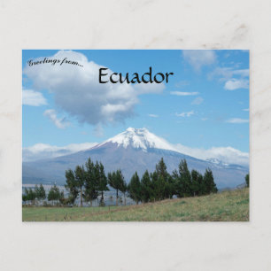 Cartão Postal Vulcão Cotopaxi Equador