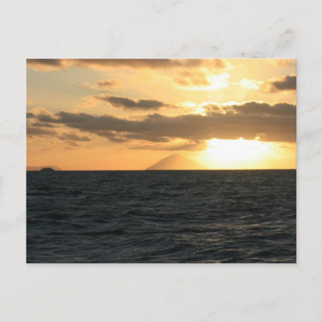 Cartão Postal Vulcão Explosivo, Ilhas Ha'apai, Tonga (Frente)