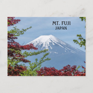 Cartão Postal Vulcão Fuji Monte Foto no Japão