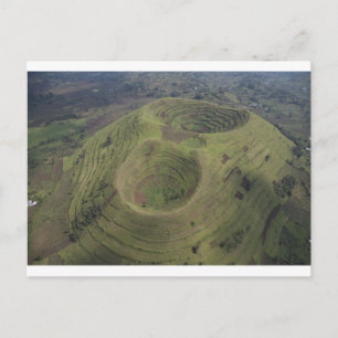 Cartão Postal Vulcão na África