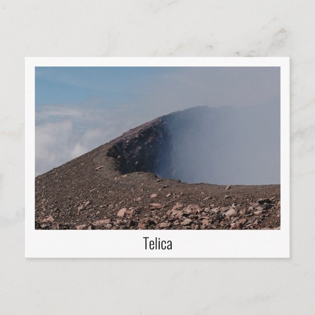Cartão Postal Vulkan Telica in Nicaragua (Frente)