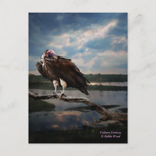 Cartão Postal Vulture Fantasy