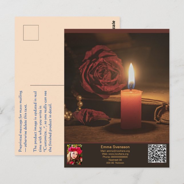 Cartão Postal Vykort — Connect, Legend (Frente/Verso)