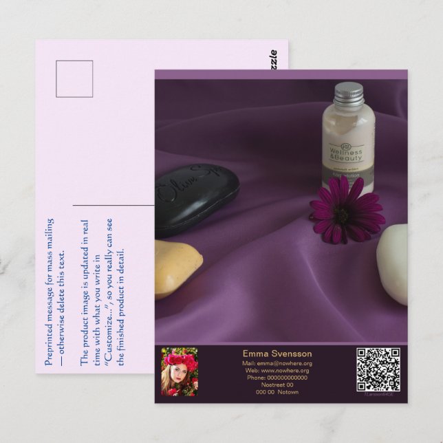 Cartão Postal Vykort — Connect, Spa (Frente/Verso)