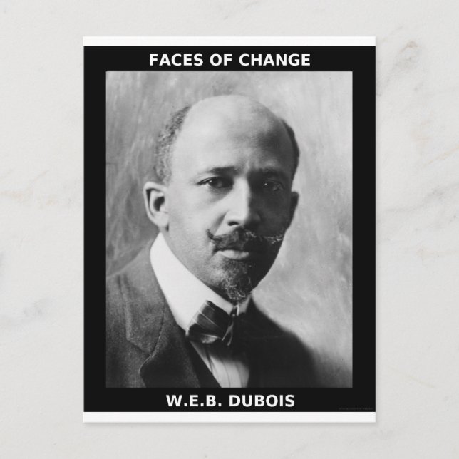 CARTÃO POSTAL W.E.B. DUBOIS (Frente)