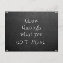 Cartão Postal Wachsen Sie durch era Sie durchlaufen