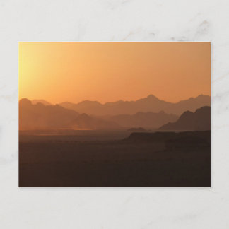 Cartão postal Wadi Rum Desert Jordan