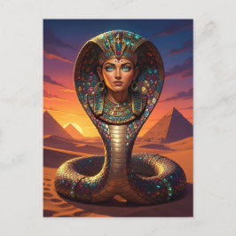 Cartão Postal Wadjet – Egyptian Cobra Goddess´7