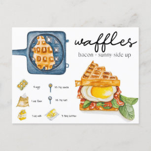 Cartão postal - Waffle