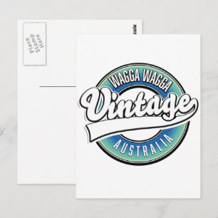 Cartão Postal Wagga Wagga Austrália.