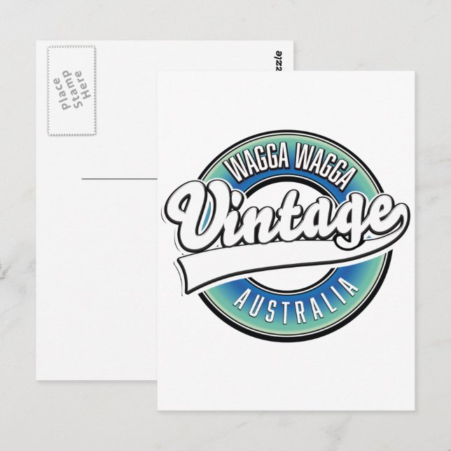 Cartão Postal Wagga Wagga Austrália. (Frente/Verso)