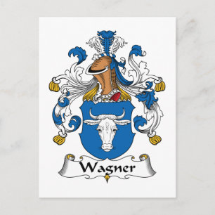 Cartão Postal Wagner Family Crest
