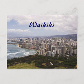 Cartão postal Waikiki