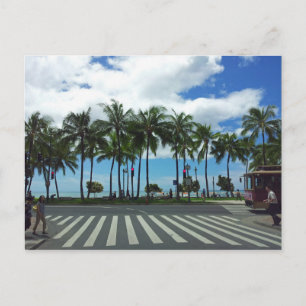 Cartão Postal Waikiki Beach Hawaii
