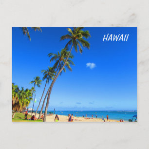 Cartão postal Waikiki Hawaii