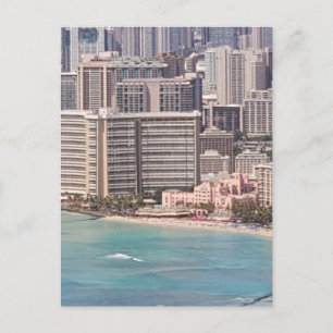 Cartão Postal Waikiki Hawaii