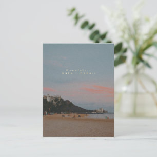 Cartão Postal Waikiki Pastel Sunset
