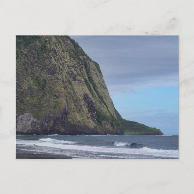 Cartão Postal Waipio Valley Cliff (Frente)