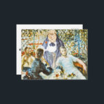 Cartão Postal Waiter at the Boating Party (Renoir)<br><div class="desc">* A re-edit of the art of Pierre-Auguste Renoir. "The Luncheon of the Boating Party" * Ever-so efficient and attentive waiter * A nice gift for yourself, Renoir Fans or gift for art student. * Use this card for greetings, invitation, Thank You note or information card. * Have your text...</div>