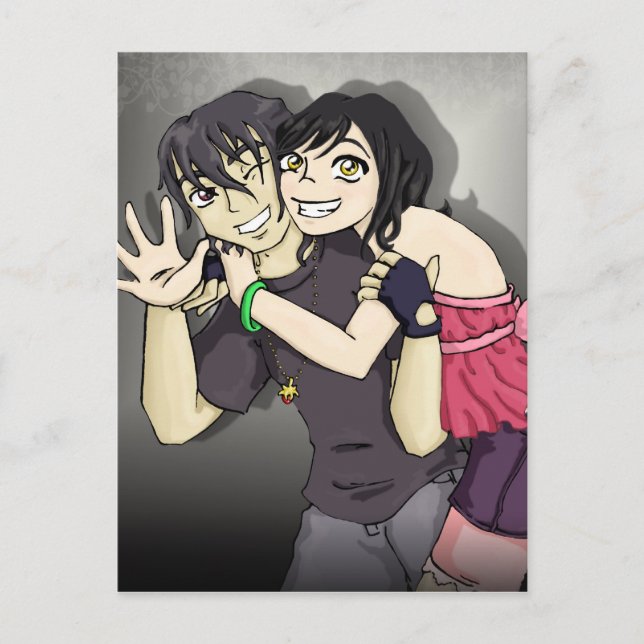 Cartão Postal Wakaba e Arai (Frente)