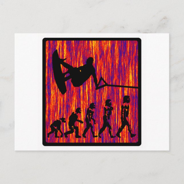 Cartão Postal Wakeboard Evolui Sempre (Frente)