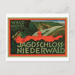 Cartão Postal Wald-Hotel Jagdscholss-Niederwald