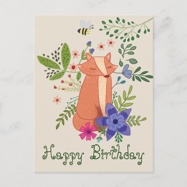 Cartão Postal Waldfuchs (Frente)