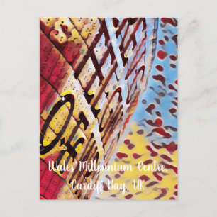 Cartão Postal Wales Millennium Center Cardiff, UK Postcard