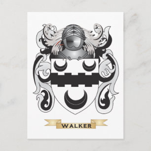 Cartão Postal Walker Family Crest (Casaco de Armas)