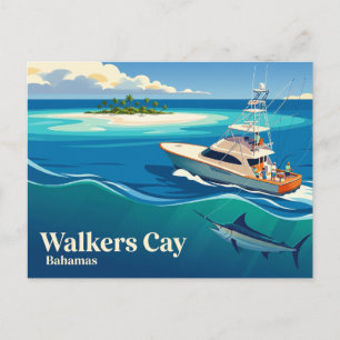 Cartão Postal Walkers Cay Bahamas