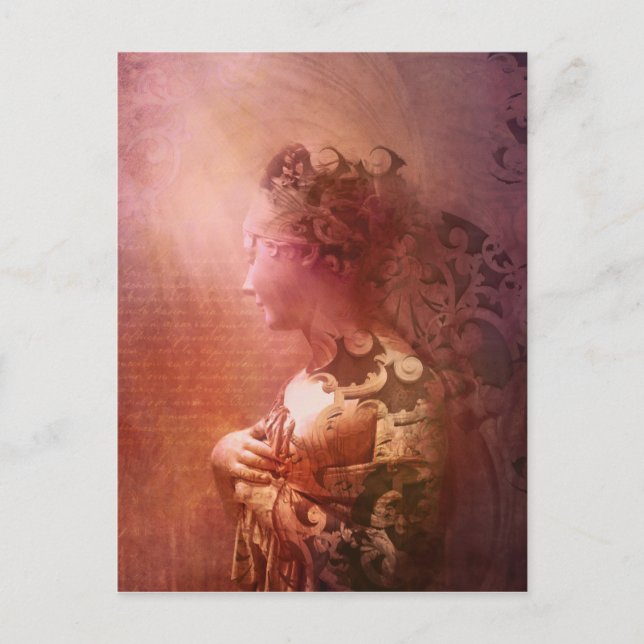 Cartão postal Wall Flower (Frente)