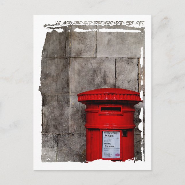 Cartão Postal Wall & Postbox (Frente)