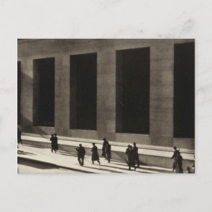Cartão Postal Wall Street (por Paul Strand, 1915)