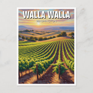 Cartão Postal Walla Walla Washington Viagem