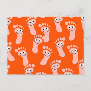 Cartão Postal Wallpaper de Pés Felizes