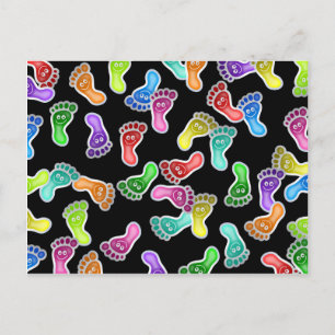 Cartão Postal Wallpaper de Pés Felizes