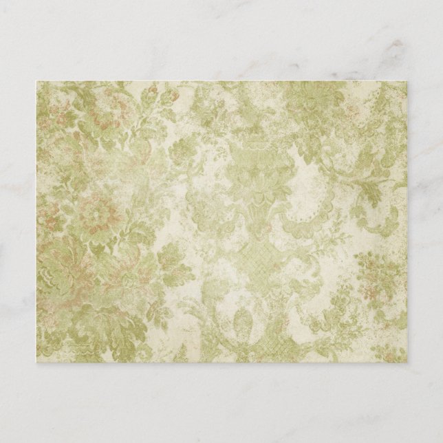 Cartão Postal Wallpaper Vintage (Frente)