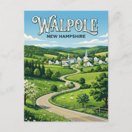 Cartão Postal Walpole EUA