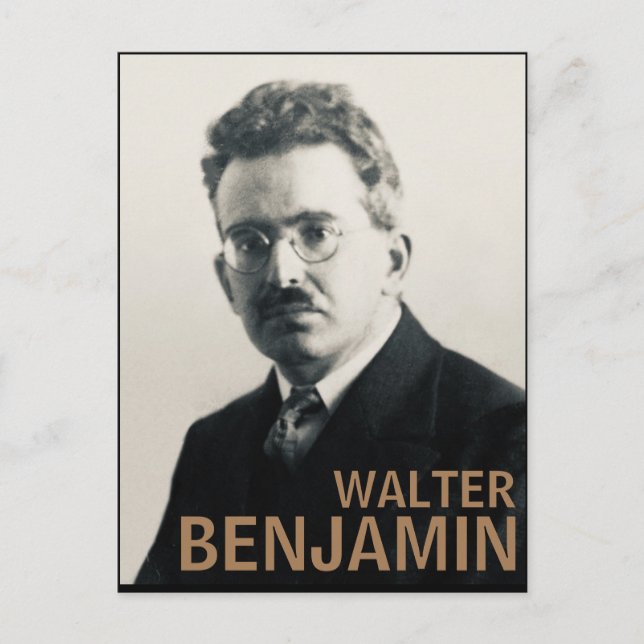 Cartão Postal Walter Benjamin (Frente)