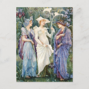 Cartão Postal Walter Crane: Sinais de Primavera