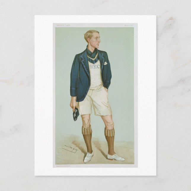 Cartão Postal Walter Erskine-Crum, ilustração de "Men of the (Frente)