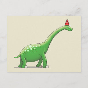 Cartão Postal Walter, o Dinossauro do Pescoço Longo