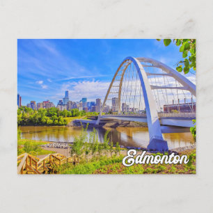 Cartão Postal Walterdale Bridge, Edmonton, Alberta, Canadá