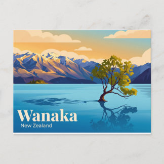 Cartão Postal Wanaka Nova Zelândia