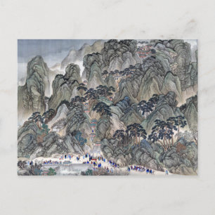 Cartão Postal Wang Hui Ji'nan ao Monte Tai