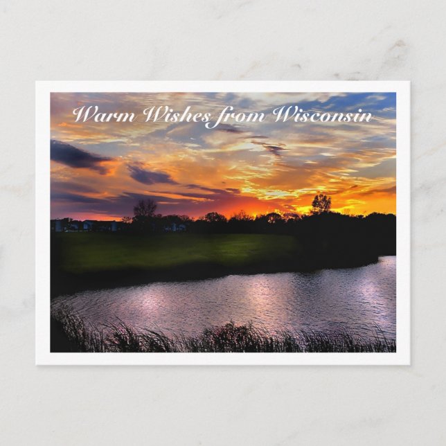 Cartão Postal Warm Wish (Frente)