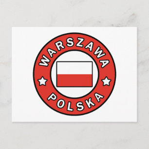 Cartão Postal Warszawa Polska