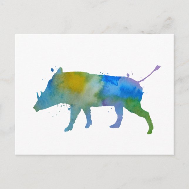 Cartão Postal Warthog (Frente)