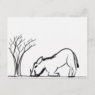 Cartão Postal Warthog